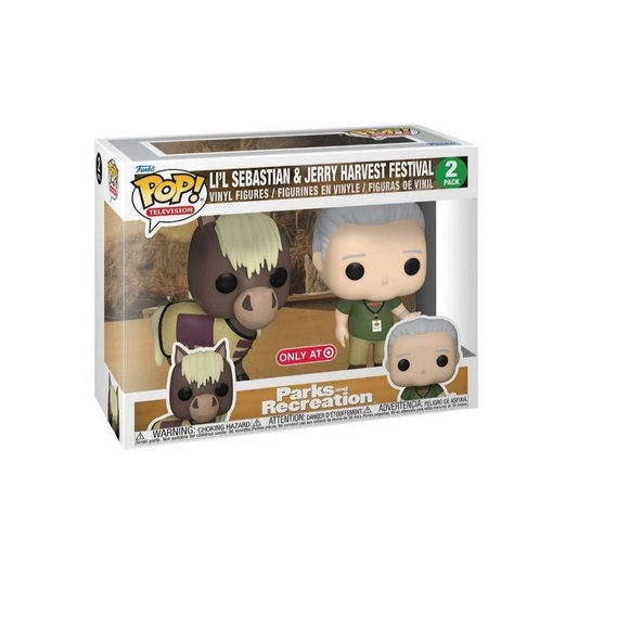 Funko POP! TV: Parks & Recreation - 2pk Jerry & Lil Sebastian Vinyl Figures - Picture 7 of 7